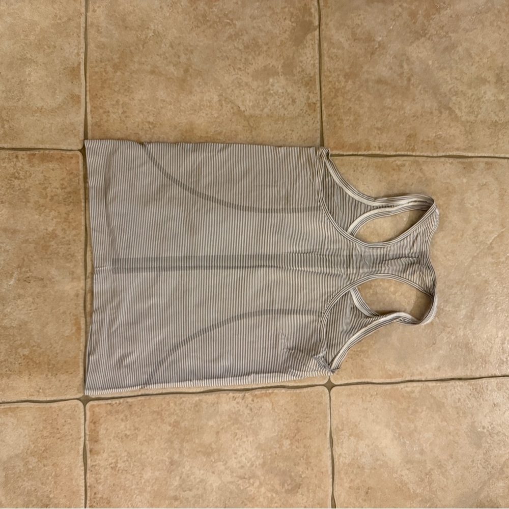 Gray Racerback Tank Top - Picture 2 of 2